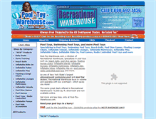 Tablet Screenshot of pool-toy-warehouse.com